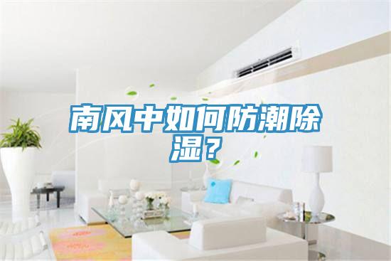 南風中如何防潮除濕？